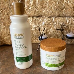 Raw Sugar Scalp Restore Shampoo and Hair Masque Set